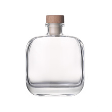 150ml Flask Flat Tall Oil Reed Diffuser Bottles Home Aromatherapy Fragrance Glass Bottle